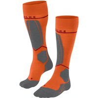 FALKE SK4 Energizing Light Kniestrümpfe Herren flash orange 44-45 von Falke