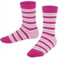 FALKE Simple Stripes Socken Kinder gloss 39-42 von Falke