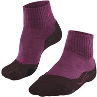 FALKE TK2 Wool Short Socken Damen burgundy 35-36 von Falke