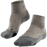 FALKE TK2 Wool Short Socken Damen kitt mouline 35-36 von Falke