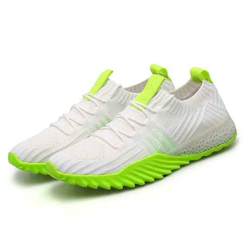 Sneaker Damen grün, Arianna Sneaker Damen Herren, Orthofrei Arianna Superleicht Sneaker, rutschfeste Gummisohlen Orthofit Laufschuhe Walkingschuhe Atmungsaktiv Mesh Sportschuhe von Famzuneu