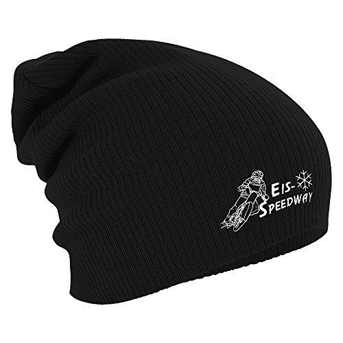 Fan-O-Menal Textilien Longbeanie Slouch-Beanie Mütze EIS Speedway 54823 Farbe schwarz von Fan-O-Menal Textilien