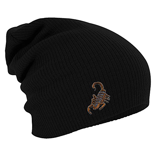 Fan-O-Menal Textilien Longbeanie Slouch-Beanie Mütze Scorpion 55333 Farbe schwarz von Fan-O-Menal Textilien