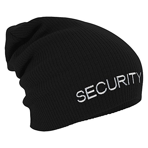 Fan-O-Menal Textilien Longbeanie Slouch-Beanie Mütze Security 55605 Farbe schwarz von Fan-O-Menal Textilien