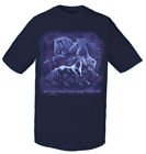 Fan-O-Menal Textilien T-Shirt mit hochwertigem Print - Rays Blue Fandango - 09868 dunkelblau - ©Kollektion Bötzel - Gr. S-XXL Größe S von Fan-O-Menal Textilien