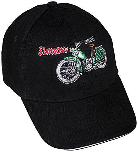 Fan-O-Menal Baseballcap mit Einstickung - Moped Simson SR2E grün - 68510 von Fan-O-Menal