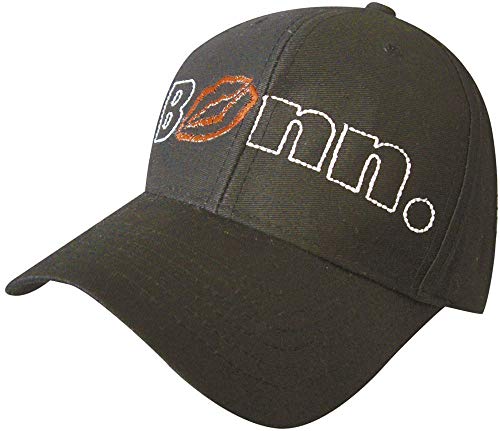 Fan-O-Menal Basecap - Cappy mit Bestickung - Bonn - 68879 schwarz - Baumwollcap Cap Baseballcap Schirmmütze von Fan-O-Menal