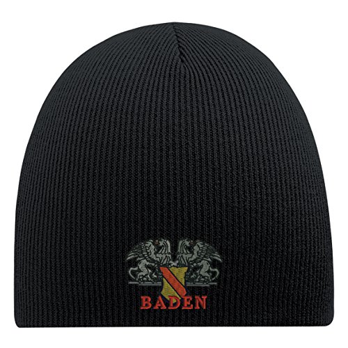 Fan-O-Menal Beanie Mütze mit Einstickung - Baden - 54807 - Wollmütze Wintermütze Strickmütze von Fan-O-Menal