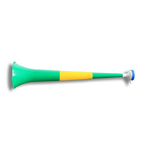 Vuvuzela Horn Fan-Trompete Fussball versch. Länderfarben - Gesamtlänge ca. 55cm - 4teilig Brasilien von Fan-O-Menal