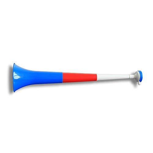 Vuvuzela Horn Fan-Trompete Fussball versch. Länderfarben - Gesamtlänge ca. 55cm - 4teilig Island von Fan-O-Menal