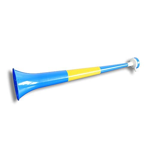 Vuvuzela Horn Fan-Trompete Fussball versch. Länderfarben - Gesamtlänge ca. 55cm - 4teilig Schweden von Fan-O-Menal