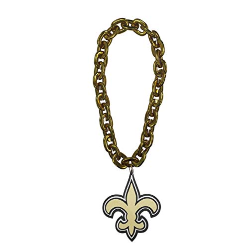 NFL New Orleans Saints New Orleans Saints NFL 3D Fanchain Magnet, Gold, Einheitsgröße von FanFave