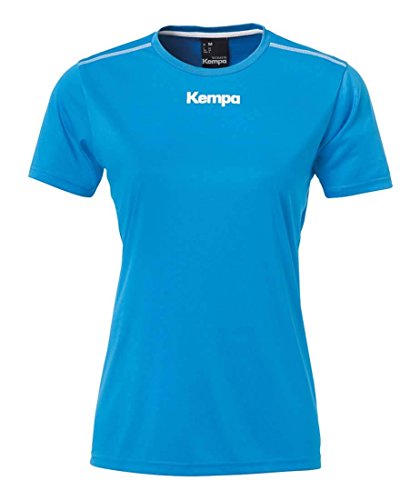 Kempa FanSport24 Kempa Handball Polyester Shirt Kurzarm Training Top Rundhals Frauen blau Größe XS von Kempa
