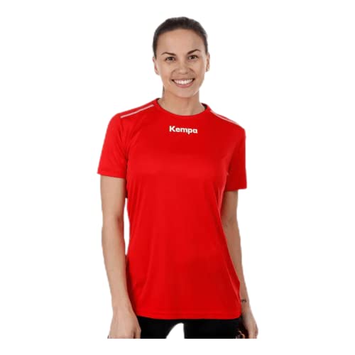 Kempa FanSport24 Kempa Handball Polyester Shirt Kurzarm Training Top Rundhals Frauen rot Größe XXL von Kempa