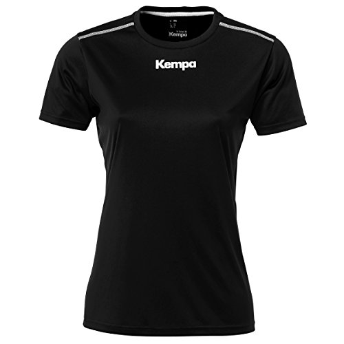 Kempa FanSport24 Kempa Handball Polyester Shirt Kurzarm Training Top Rundhals Frauen schwarz Größe XXL von Kempa