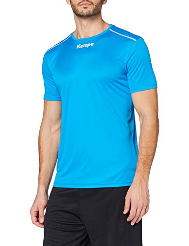 Kempa FanSport24 Kempa Handball Polyester Shirt Kurzarm Training Top Rundhals Herren blau Größe XL von Kempa