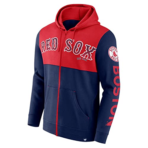 Boston Red Sox Fundamentals Fleece Full Zip Hoody - L von Fanatics
