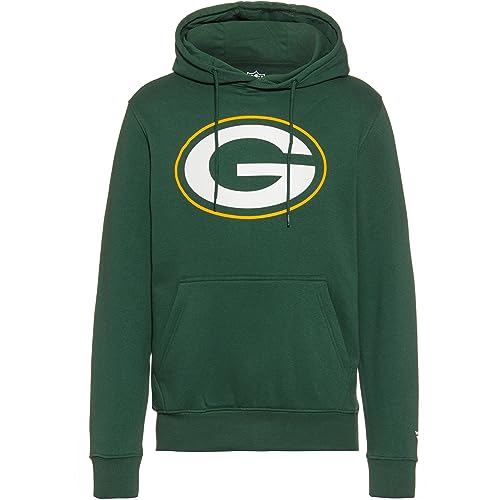 Fanatics Green Bay Packers Mid Essentials Crest Kapuzenpullover Herren grün/weiß, S von Fanatics