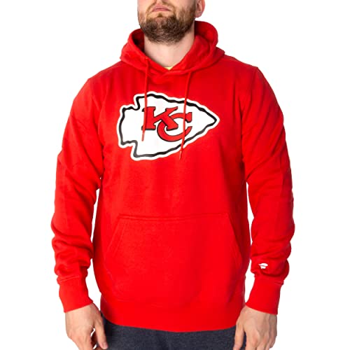 Fanatics Kansas City Chiefs Logo Männer Kapuzenpullover rot S 80% Baumwolle, 20% Polyester NFL, Sport von Fanatics