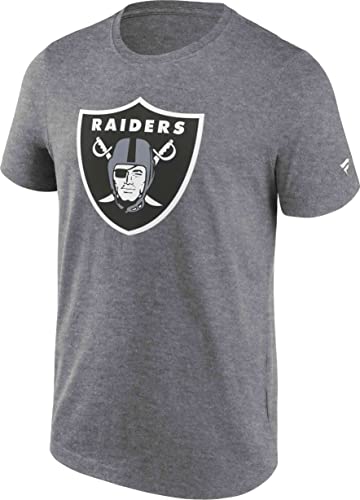 Fanatics NFL Crew Las Vegas Raiders T-Shirt Herren grau/schwarz, XXL von Fanatics