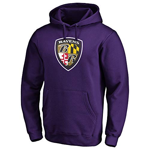 Fanatics NFL Football Hoody Baltimore Ravens Hometown Hooded Sweater Pullover (3XL) von Fanatics