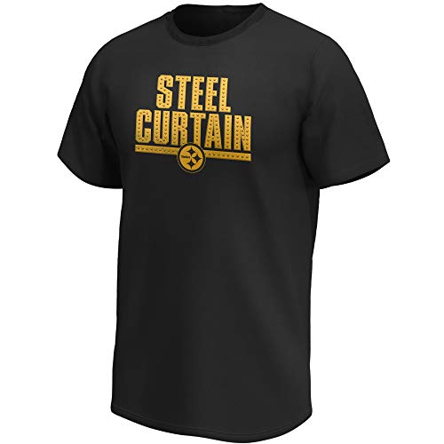 Fanatics NFL Football T-Shirt Pittsburgh Steelers Hometown Fanshirt Steel Curtain Schwarz (L) von Fanatics