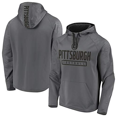 Fanatics NFL Hoody Pittsburgh Steelers Kaputzenpullover Pulli Monochrome Football Hooded Sweater (XL) von Fanatics