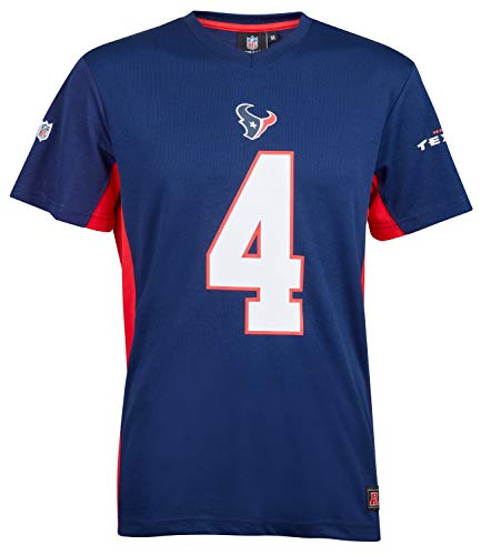 Fanatics NFL Houston Texans Deshaun Watson #4 Polymesh Name&Number Shirt Jersey Trikot (S) von Fanatics