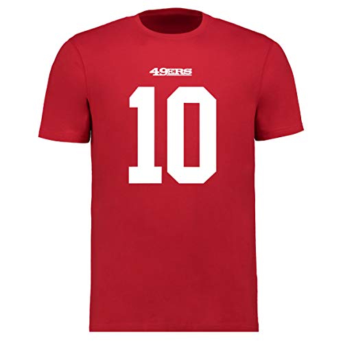 Fanatics NFL Jimmy Garoppolo #10 San Francisco 49ers Name Number Shirt Jersey Trikot (L) von Fanatics