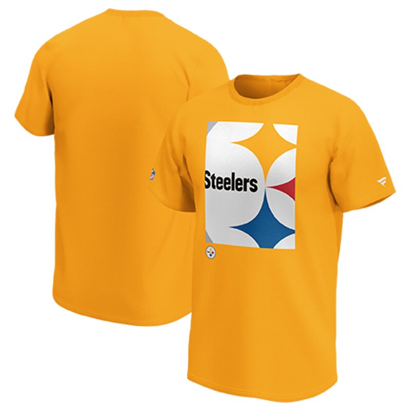 Fanatics NFL Reveal Graphic T-Shirt Pittsburgh Steelers, gelb - Gr. M von Fanatics