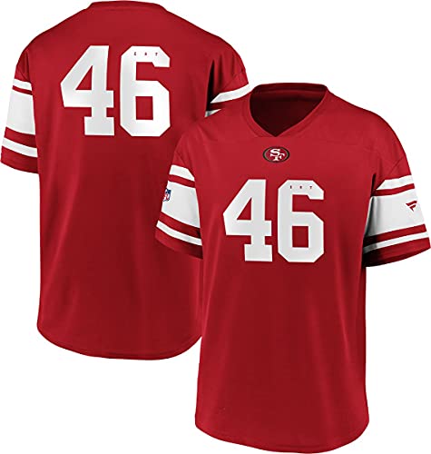 Fanatics NFL San Francisco 49ers Trikot Shirt Iconic Franchise Poly Mesh Supporters Jersey (L) von Fanatics