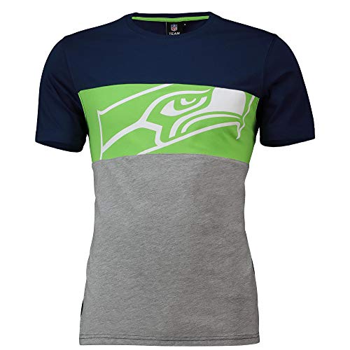 Fanatics NFL Seattle Seahawks Cut Sew T-Shirt Football Tee T (3XL) von Fanatics