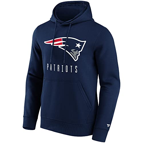 Fanatics New England Patriots Seasonal Essentials Kapuzenpullover Herren dunkelblau/rot, XXL von Fanatics