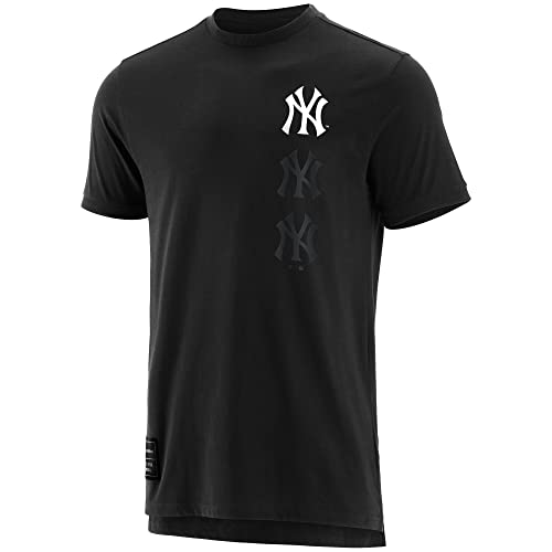 Fanatics New York Yankees Triple Logo MLB Shirt schwarz - M von Fanatics