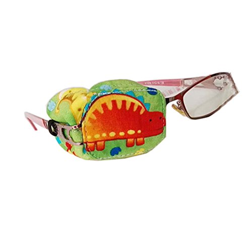 Fancy Pumpkin Kreativer Dinosaurier-Augenklappe-einzelne Glas-Abdeckungs-Amblyopie-Behandlung für Kinder (rechtes Auge), E von Fancy Pumpkin