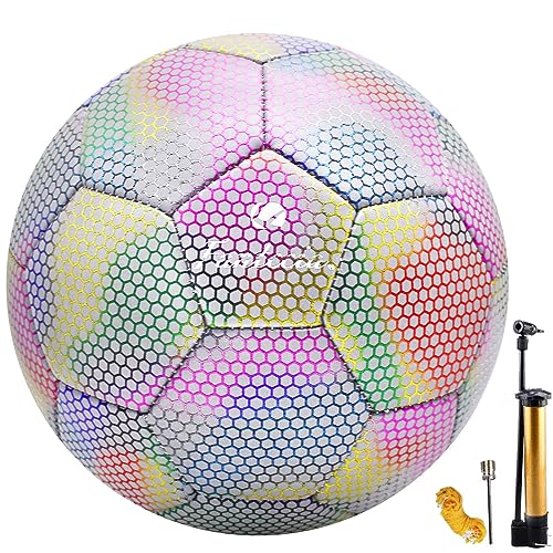 Fantecia Fußball Größe 5 für Kinder und Erwachsene, Indoor Outdoor Training Fußball mit Luftpumpe von Fantecia