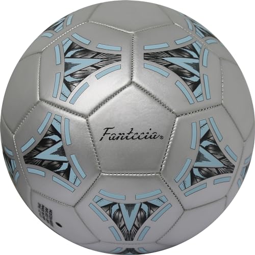 Fantecia Offizieller Größe 5 Fußball für Erwachsene Teenager, Soft Touch Fussball für Indoor im Outdoor, Professioneller Trainingsfußball von Fantecia