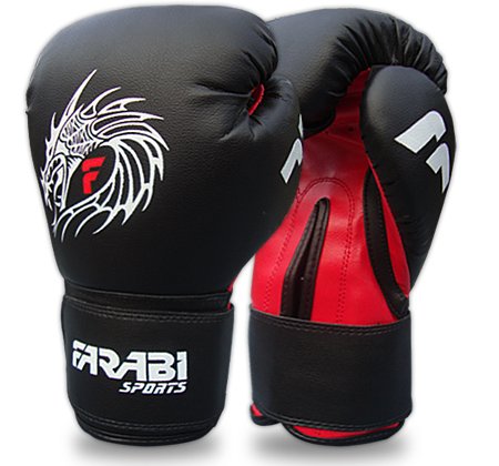 Farabi Dragon Boxing, MMA, Muay Thai, Kickboxing Fitness Punching Gloves Bag Mitts (10-OZ) von Farabi Sports