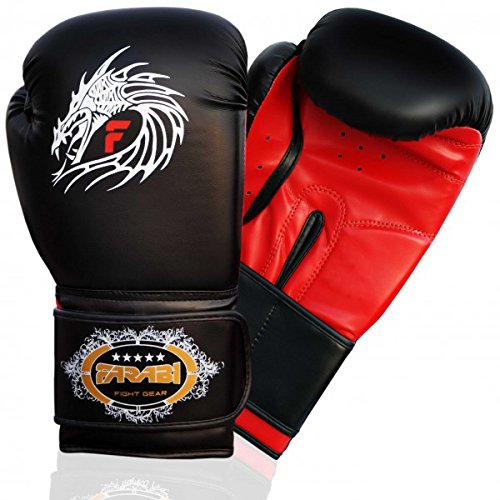 Farabi Dragon Boxing, MMA, Muay Thai, Kickboxing Fitness Punching Gloves Bag Mitts (8-OZ) von Farabi Sports