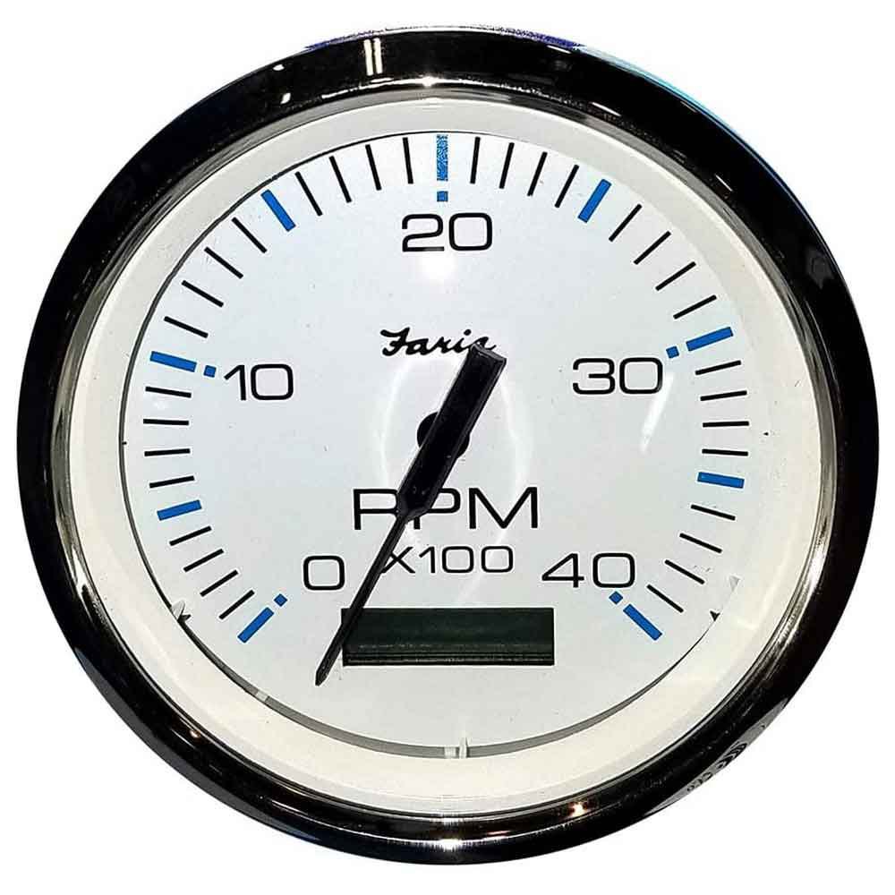 Faria Chesapeake Diesel Hourmeter Digital Schwarz von Faria