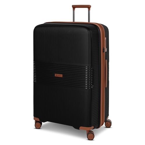 Farmhood Eco Edition großer Hartschalen Check-in Koffer nachhaltig | XL Trolley 50 x 32 x 76 cm mit Dehnfalte von 114 auf 120 Liter erweiterbar | Ultra-leicht nur 4,5 Kg von Farmhood