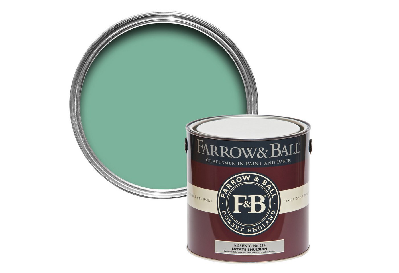 Farrow and Ball Wandfarbe Farrow and Ball - Arsenic 214 von Farrow and Ball
