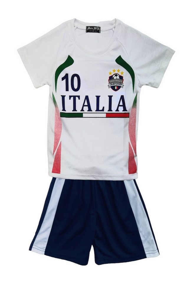 Fashion Boy Fußballtrikot Fußball Fan Set Italia, Italien, Trikot + Shorts, JS75 (Set, T-Shirt+Shorts) von Fashion Boy
