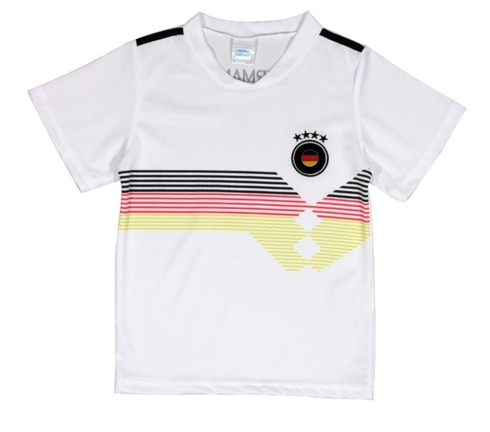 Fashion Boy Fußballtrikot Fussball Fan T-Shirt Deutschland Germany Trikot Shirt D-150 von Fashion Boy
