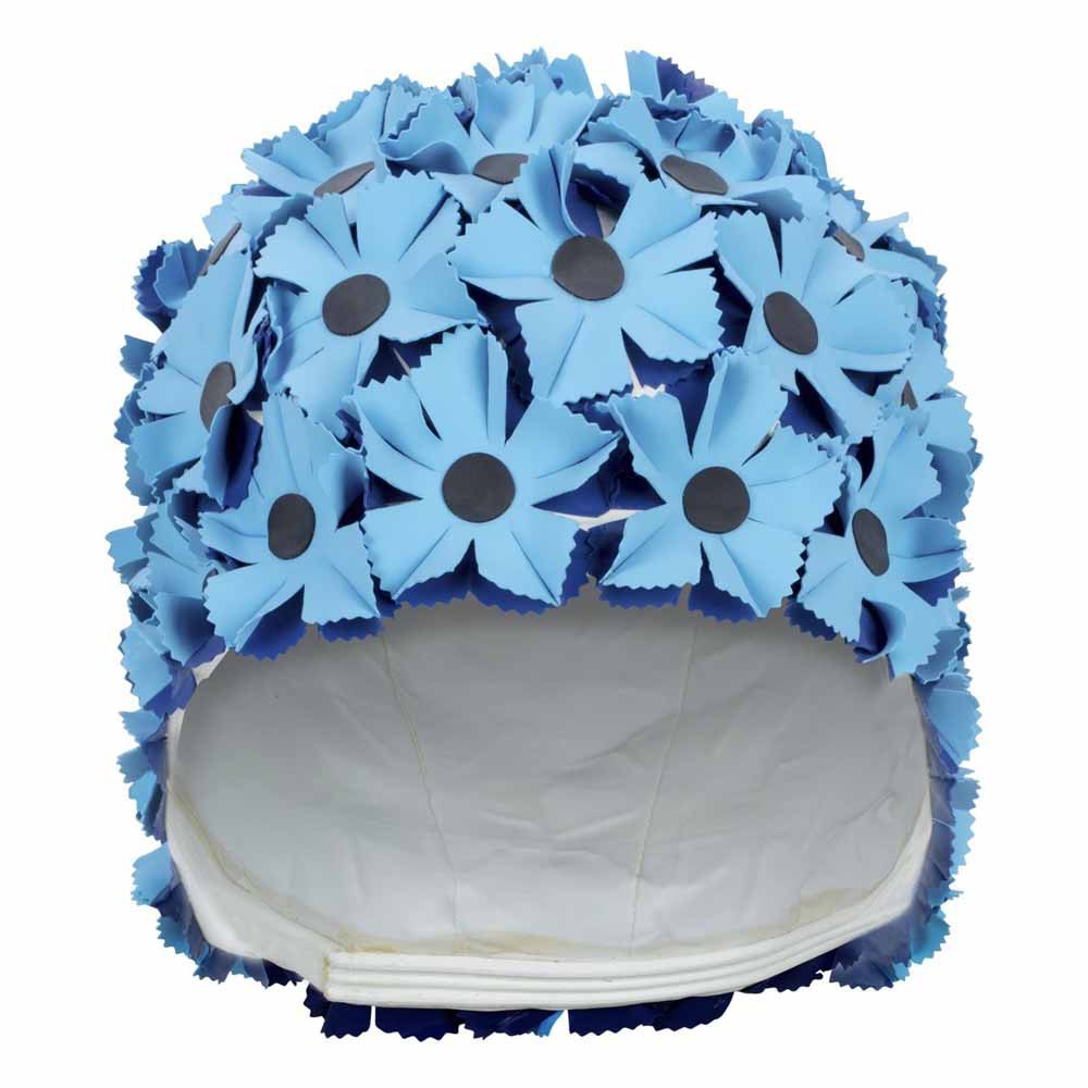 Fashy 3192 Rubber Flower Cap Blau von Fashy