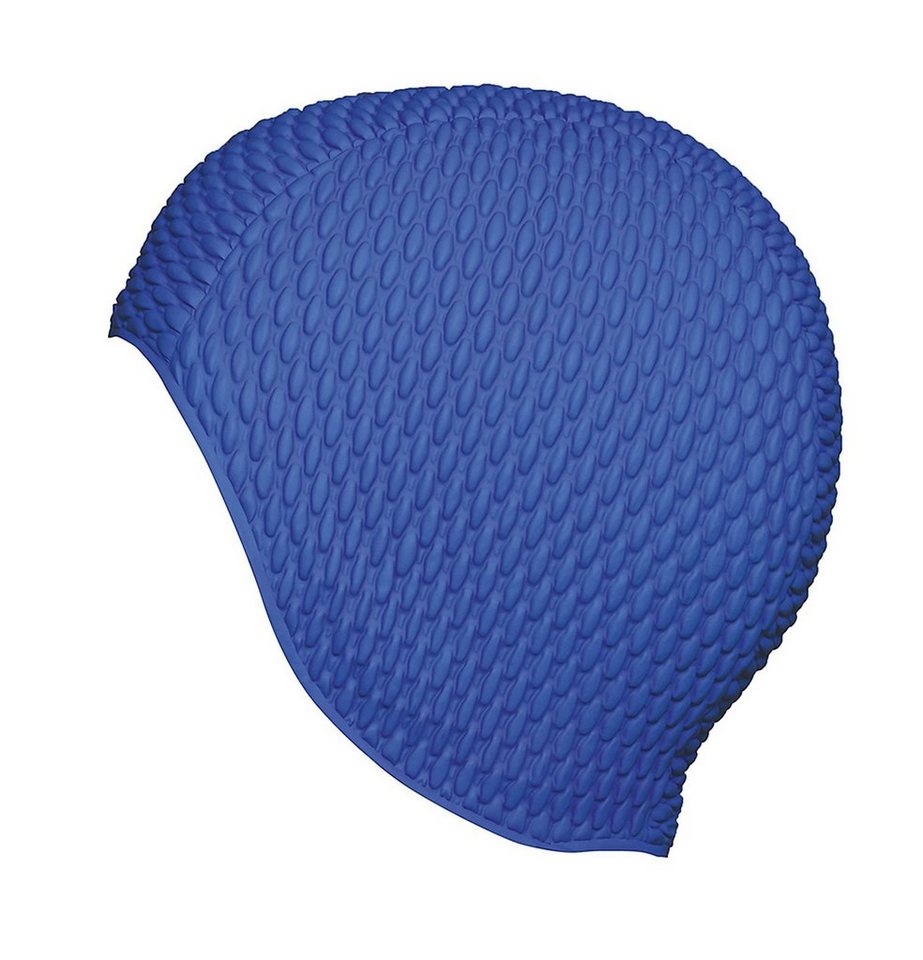 Fashy Badekappe Fashy - Badehaube Gummi Schwimmhaube Badekappe Damen Luftgefüllt Blau von Fashy
