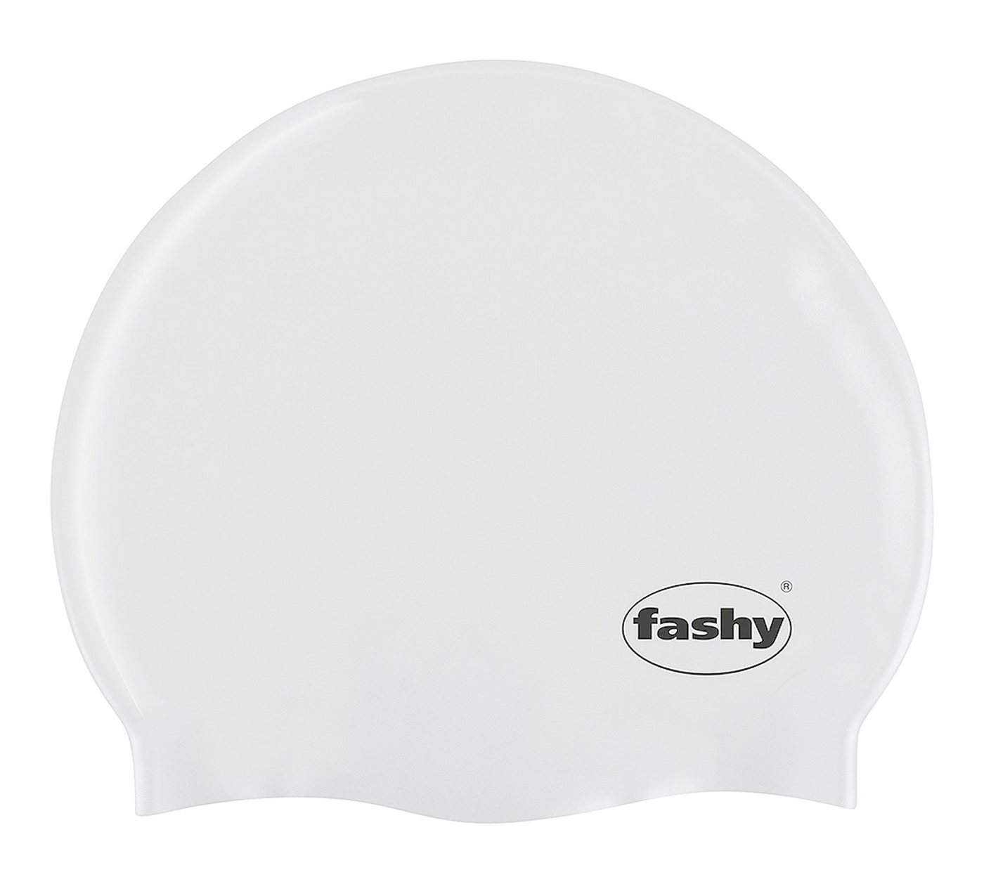 Fashy Badekappe Fashy - Silikon Badehaube Badekappe Sporthaube Damen Herren Weiß von Fashy