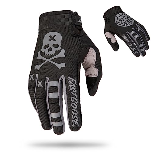 Fast Passion Motocross-Handschuhe – Schwarzgrau, XL – Radfahren, Motorradfahren – Erwachsene, Uni – Outdoor-Sportbegeisterte, ATV/UTV/Motorrad-/Dirtbike-Fahrer – Handschuhe von Fast passion