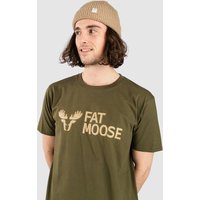 Fat Moose FM Logo T-Shirt army von Fat Moose