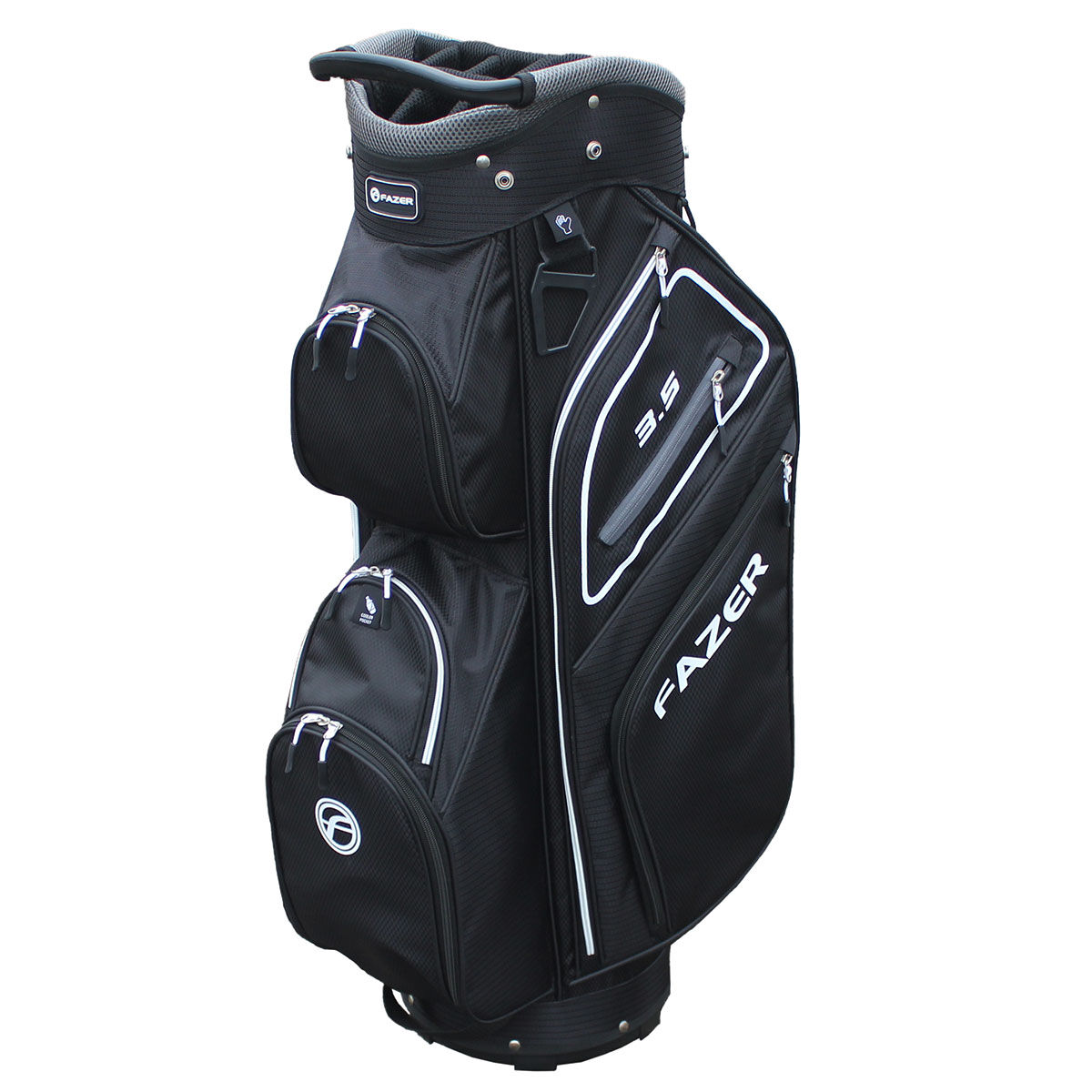 Fazer 3.5 Lightweight Golf Cart Bag, Black/silver, 9" | American Golf von Fazer